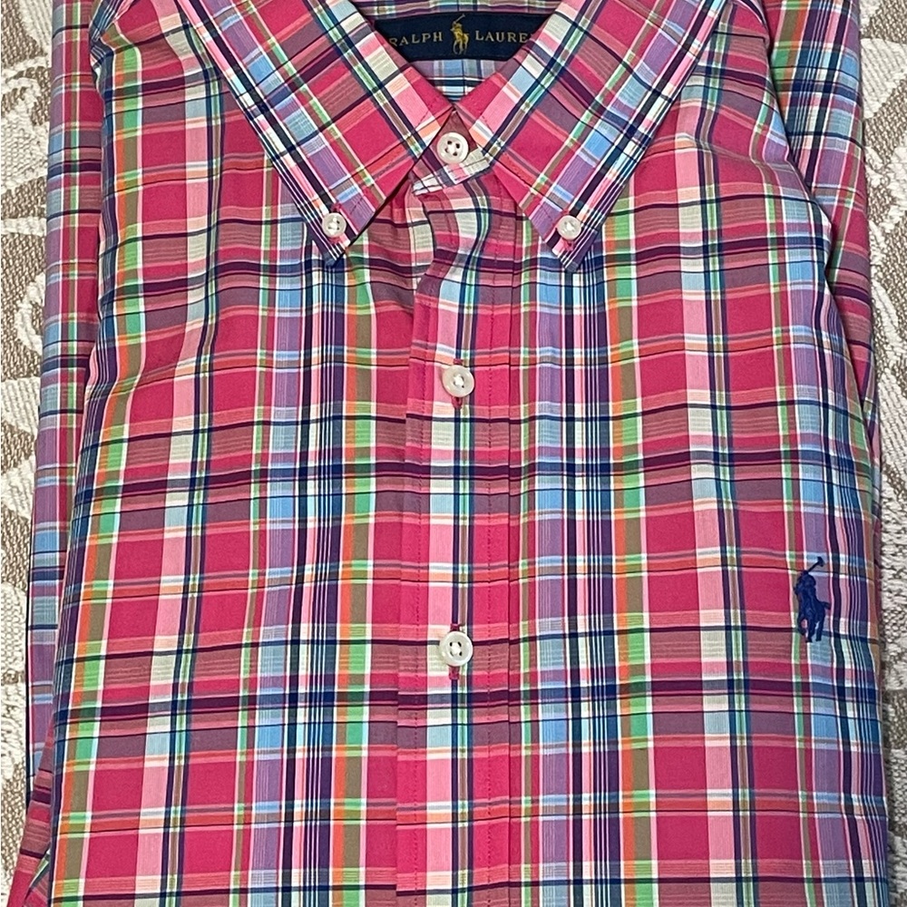 Polo by Ralph Lauren Pink Dress Shirt Classic Style